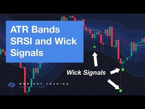 ATR Bands (Keltner Channel) Wick and SRSI Signals [MW]