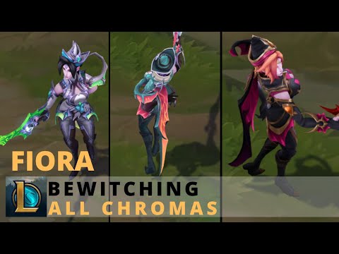 Bewitching Fiora All Chromas - League of Legends