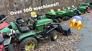 Garden Tractor Salvage Yard Walk Through!
