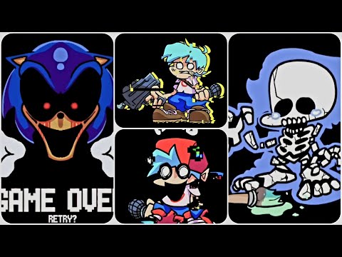 Best Game Over Screen | Tails, Naruto - Friday Night Funkin'