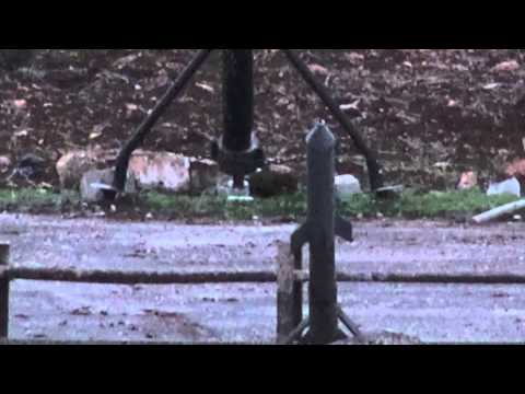 استهداف مقرات تنظيم داعش في الفوج 46 بصواريخ محلية الصنع من قبل لواء أحباب الله في ريف حلب