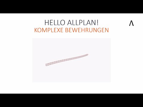 Hello Allplan 2021 Komplexe Bewehrungen