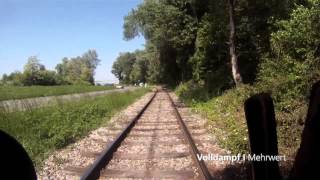 Volldampf | Kamerafahrt / Cab Ride: Mit der Dampflok durchs Elsass