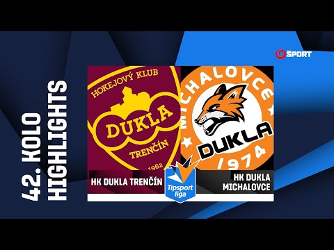42. kolo: HK Dukla Trenčín - HK Dukla Michalovce 2:4 (0:2, 1:1, 1:1)