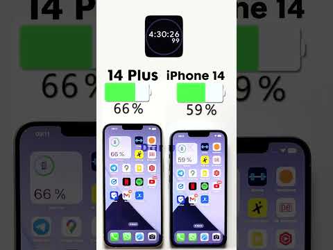 iPhone 14 Plus vs. iPhone 14 Battery Test🔋Subscribe for more ✌🏼