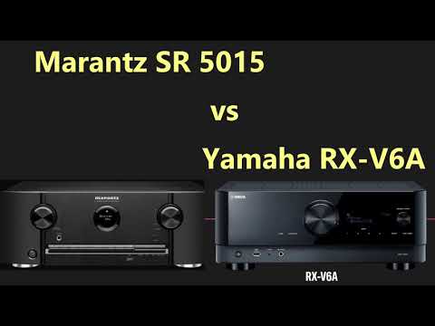 Marantz SR-5015 vs Yamaha RX-V6A 7.2 Channel 8K Audio Video Receiver | Technical Specs comparison