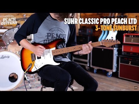 No Talking...Just Tones | Suhr Classic Pro Peach LTD - HSS Roasted Maple 3-Tone Sunburst
