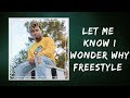 Juice WRLD Let Me Know I Wonder Why Freestyle Lyrics