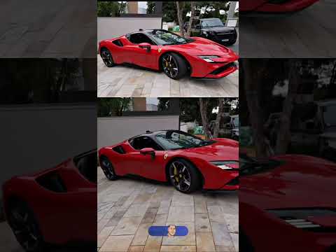 Olha o que ele faz pra sair da garagem...#maumauzk #maumau #carro #ferrari #garagem