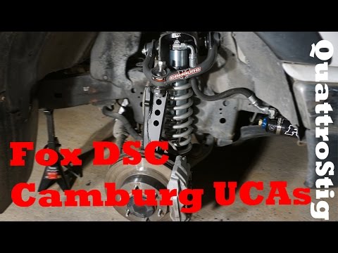 Fox Dual Speed Compression and Camburg Upper Control Arms and Installation - QuattroStig