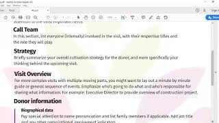 Module 3: Sample briefing note