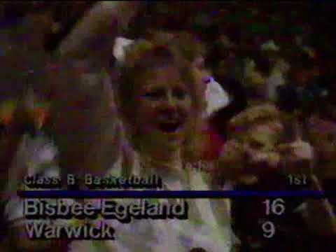 1989 State Boys Basketball, Game 1 Bisbee-Egeland vs Warwick