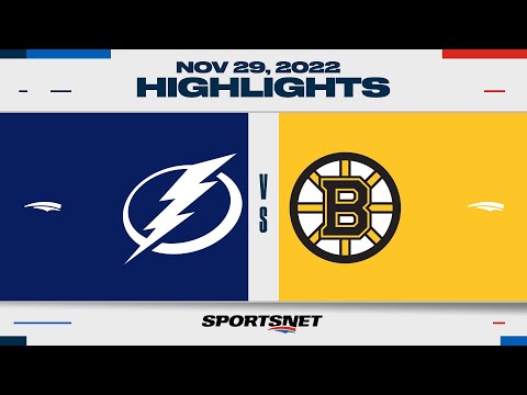 NHL Highlights | Lightning vs. Bruins - November 29, 2022