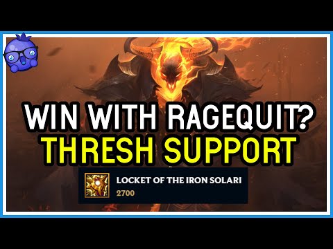 Rage Quitters are even in High ELO! - Thresh Support - League of Legends