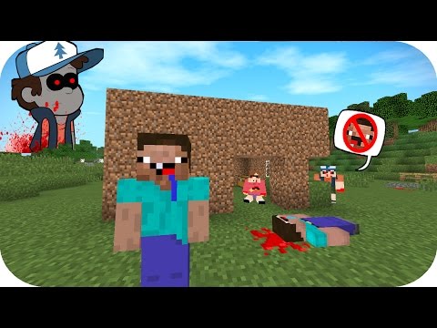 NOOB VS CREEPYPASTA CASA GRAVITY FALLS MINECRAFT TROLL + ROLEPLAY