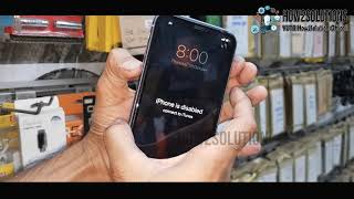 Fix iPhone 11 iPhone is disabled connect to iTunes