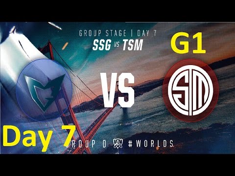 SSG vs TSM Game 2 Highlights - 2016 Worlds Group Stage - Day 7