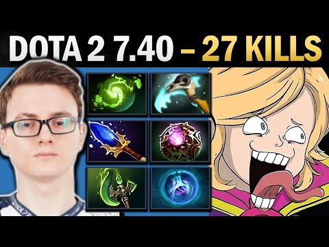 Invoker with 27 Kills and Pro Sphere - Mid Dota 2 Gameplay