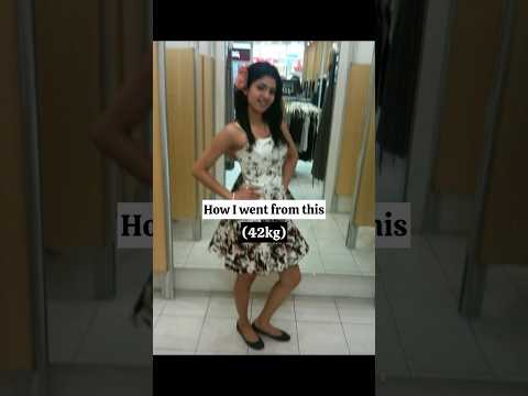 Weight gain transformation women (42kg fo 58kg) | Helping skinny women GAIN WEIGHT at home 🦾