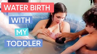 Waterbirth With A Sibling - The Derry's Live Labour & Birth Vlog