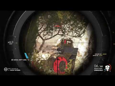 SNIPER ELITE 4 - Anti-Tank Team - Vehicle Intolerant