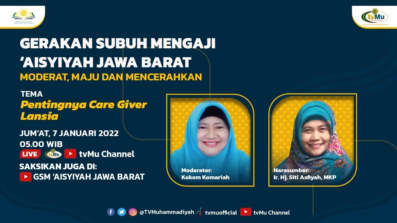Pentingnya Care Giver Lansia (Gerakan Subuh Mengaji #8)