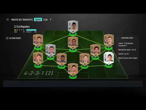 FIFA20 SBC / DCE LIGUE MAJOR LEAGUE SOCCER - SJ EARTHQUAKES - SOLUTION PAS CHER