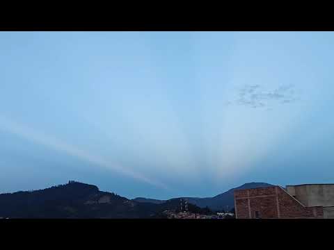 Bonito atardecer del 12 de septiembre en Duitama Boyacá. 