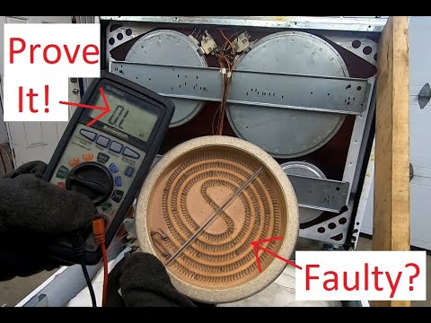 DIY Stove Repair - Bad Element And Hot Light Stays On