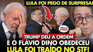 LULA APUNHALADO PELAS COSTAS! DINO OBEDECEU TRUMP E TRAIU LULA! O NINE TÁ DEPRESSIVO E REVOLTADO!