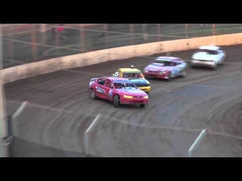 Modified Production - Heat 21 - Aussie Open - Maryborough Speedway - 29.12.12