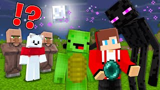 JJ And Mikey Made Friends With Enderman ?!