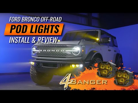 Morimoto 4Banger A-Pillar & Fog Light Kit for the 2020+ Ford Bronco