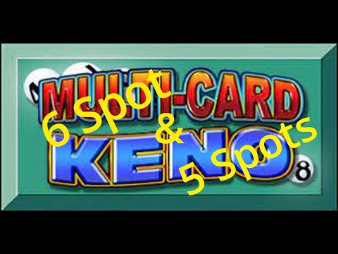 Multicard Keno 6 spot and 5 spots #Kenonation