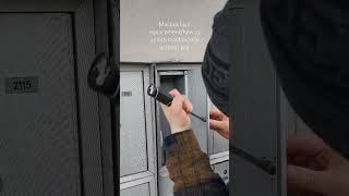 How To Replace Mailbox Lock. How To Unlock Mailbox  Lock Without 🔑  #mailbox #mailboxlock #security