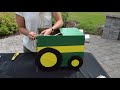 DIY Craft Boxtume Tractor