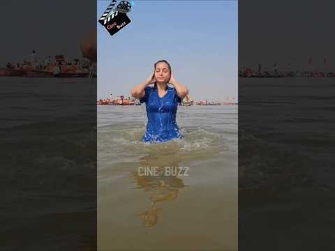 KGF Actress Srinidhi Shetty at Maha Kumbh #mahakumbh2025 #mahakumbh #srinidhishetty #shorts