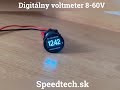 Digitální palubní voltmetr - modrý 8-60V s OLED displejem - Video Youtube