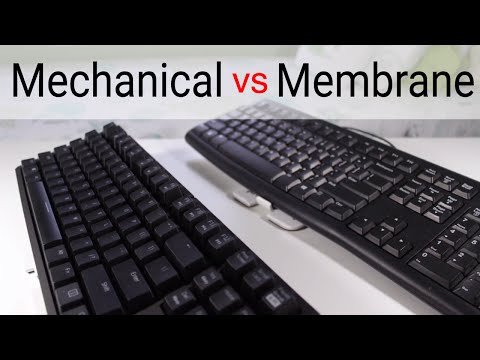 YouTube video about How Mechanical Keyboards Differ From Membrane Keyboards