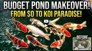 Download lagu Extreme Budget Pond Makeover! From $0 To Koi Paradise 🐠 mp3