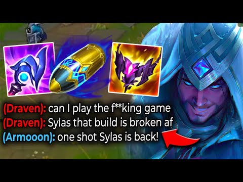 THIS 0 SKILL SYLAS BUILD IS LEGIT FREE WINS (ENEMY TEAM RAGES)