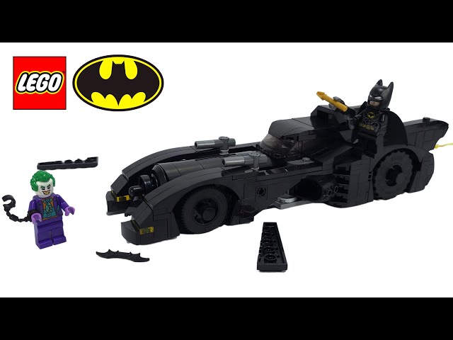 Vídeo relacionado con LEGO 76224 DC Batmobile Persecución de Batman vs. The Joker Coche de Juguete y 2 minufiguras, maqueta de Coche del Caballero Oscuro con Batarang, Regalo de Superhéroes para Niños y Niñas
