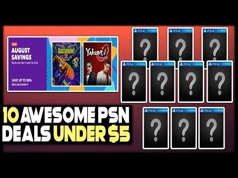 10 AWESOME PSN Game Deals UNDER $5 - Super Cheap PS4 Games!