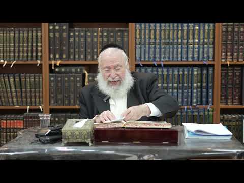 תליה במכה | שיעור באידיש, מאת מרן הרב אשר וייס שליט"א (תשפ"ו), הלכות נדה שיעור יט