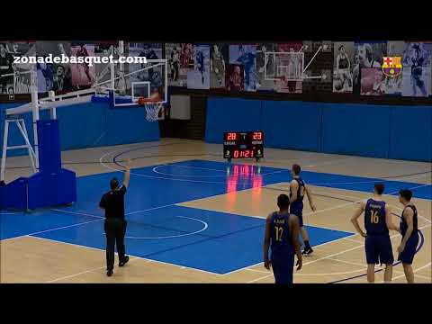 LEB ORO 17/18 | Pavle Titić (Barcelona B), partido ante Manresa