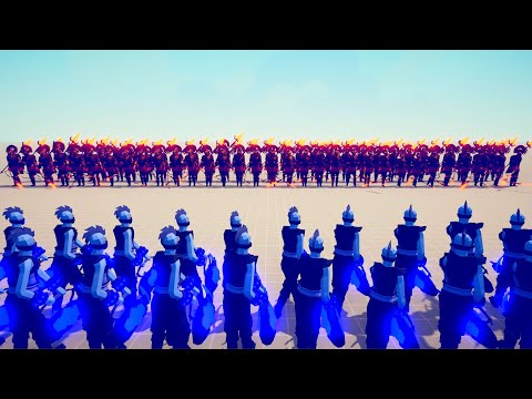 50 SHIELD UNITS vs 50 RANGED UNITS - Totally Accurate Battle Simulator - TABS