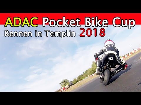 ADAC Pocket Bike Cup 2018 - Rennen am Templiner Ring
