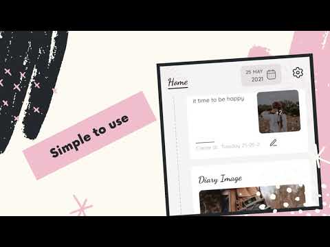 Diary app with lock