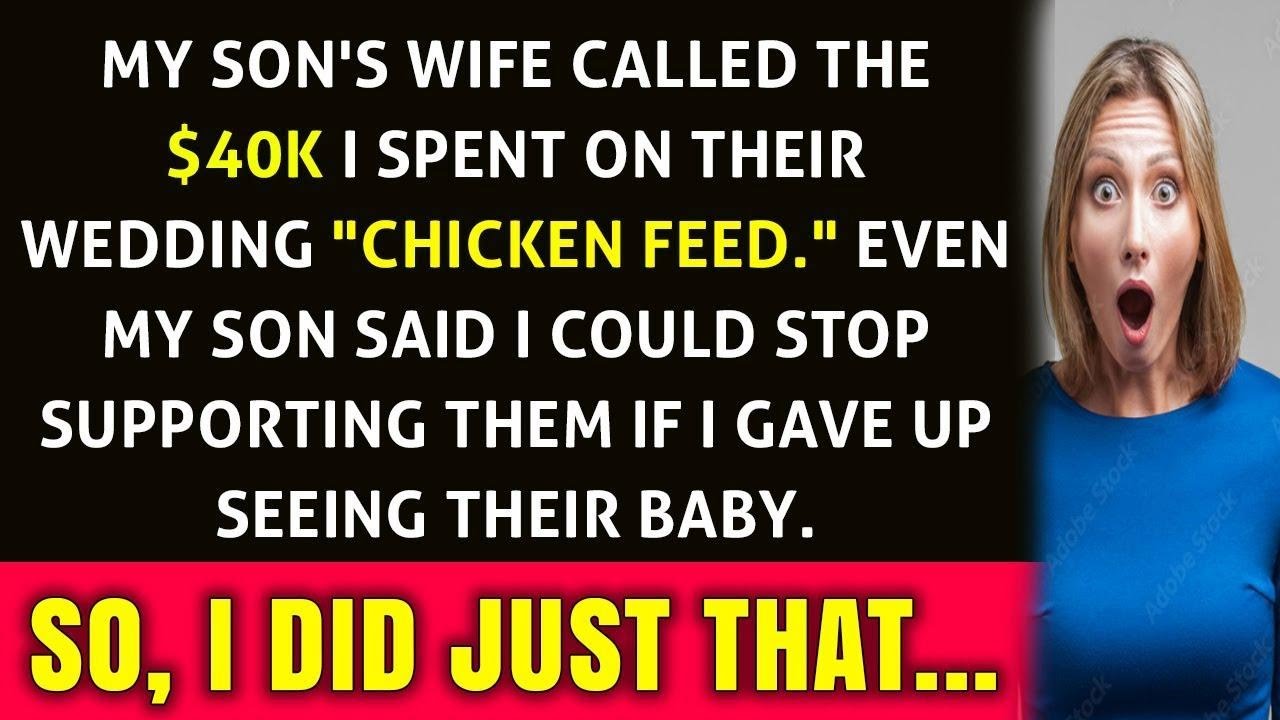 Ungrateful for a $4 Million Wedding Favor  Son's Wife's Shocking Reaction and My Epic Response!