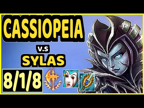 PRETTY (CASSIOPEIA) vs SYLAS - 8/1/8 KDA MID CHALLENGER GAMEPLAY - EUW